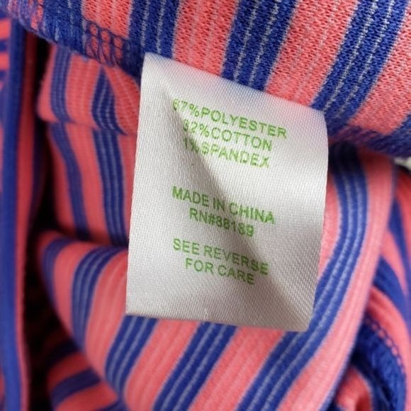 LILLY PULITZER Women's Charlene Striped Dress Faux Pockets 3/4th Sleeve XS - Picture 9 of 12